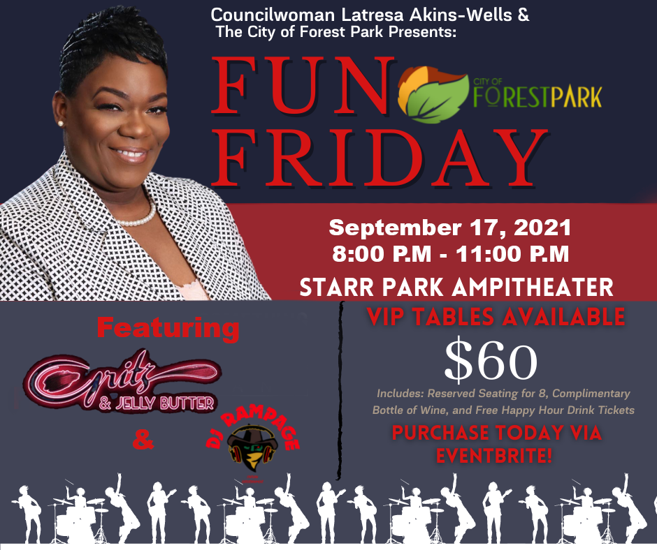 Fun Friday VIP Tables featuring Gritz & Jelly Butter | Forest Park, GA