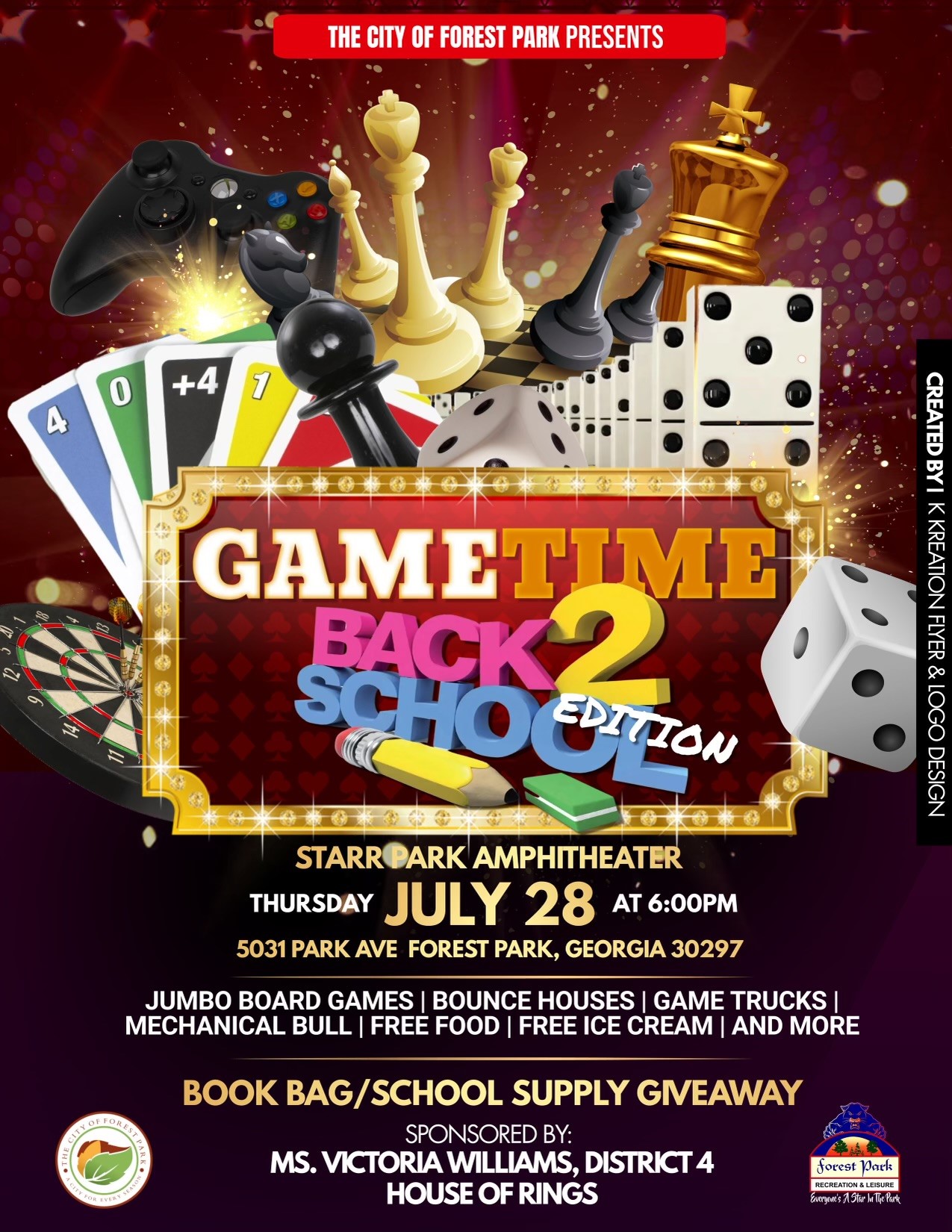 Back to School Game Time Family Night | Forest Park, GA