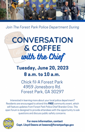  Conversation & Coffee With The Chief Flyer