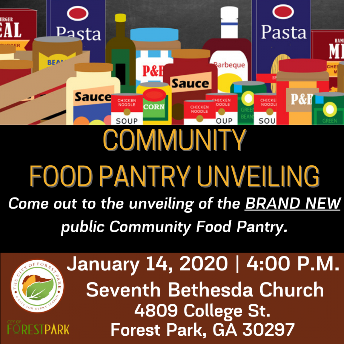 Community Food Pantry Unveiling | Forest Park, GA